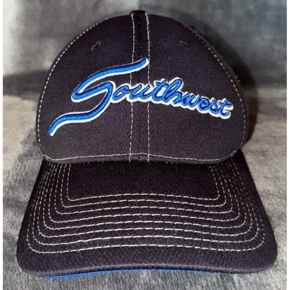 PUKKA BLACK GBSW SOUTHWEST CAP FLEX FIT HAT SIZE L/XL GREEN BAY WISCONSIN